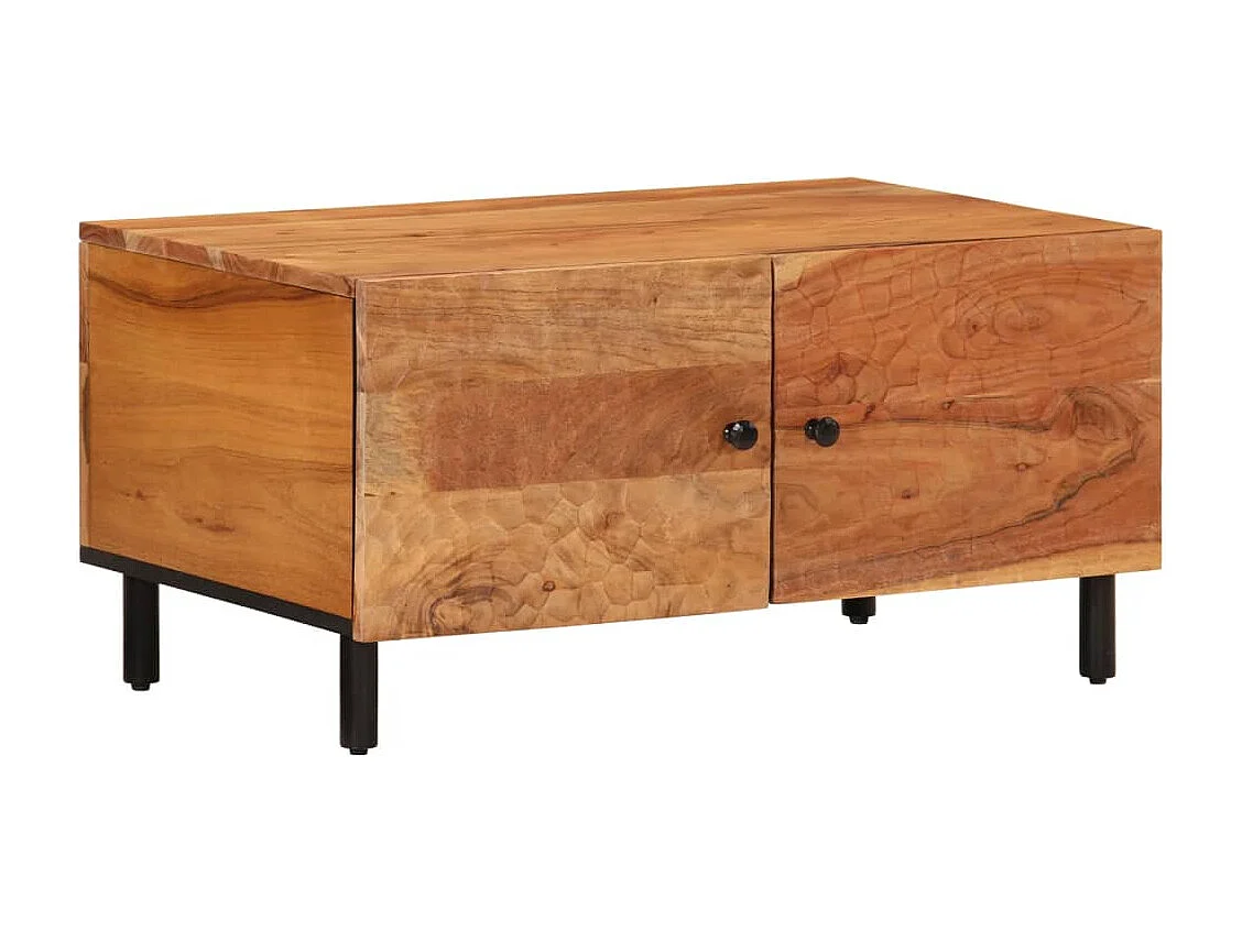 Table basse 80x50x40 cm bois massif d'acacia