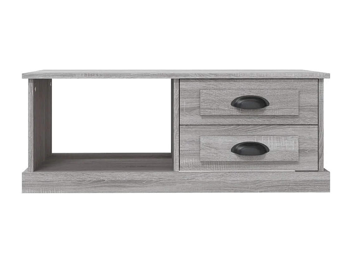 Table basse Sonoma gris 90x50x35 cm Bois d'ingénierie