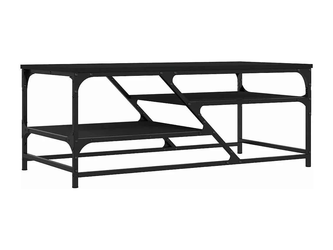 Mesa de centro 100x49x40 cm derivados de madeira preto