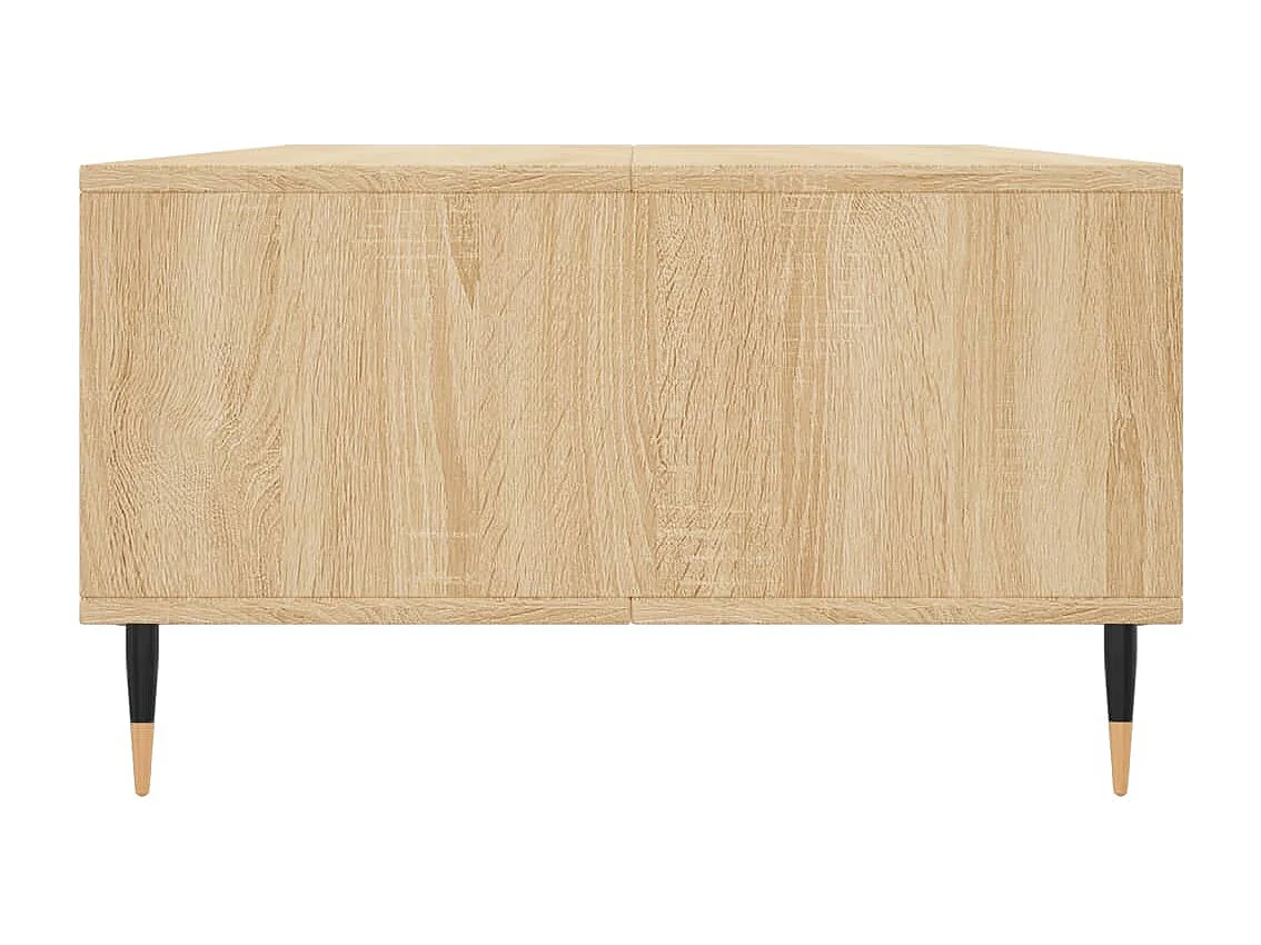Table basse chêne sonoma 104x60x35 cm bois d'ingénierie