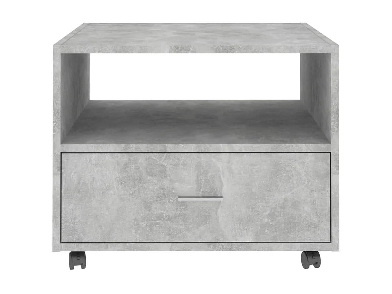 Table basse Gris béton 55x55x40 cm Bois d'ingénierie