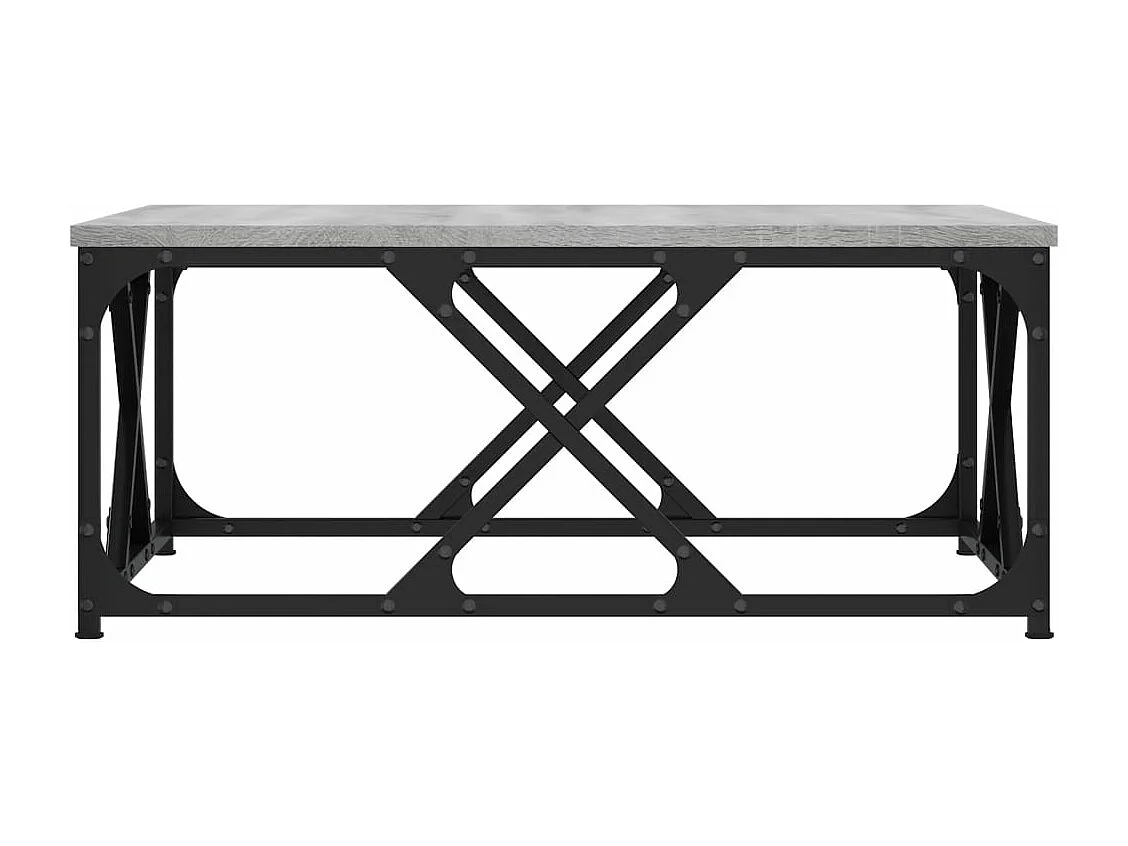 Table basse sonoma gris 70x70x30 cm bois d'ingénierie