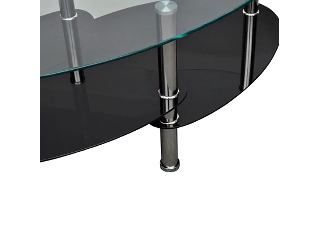 Table basse avec design exclusif Noir