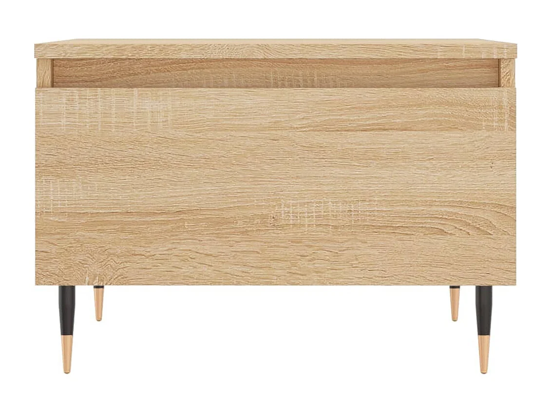 Tables basses 2 pièces chêne sonoma 50x46x35 cm bois d'ingénierie