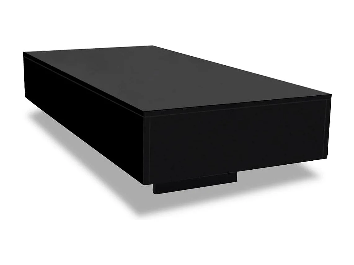 Table basse Haute brillance Noir