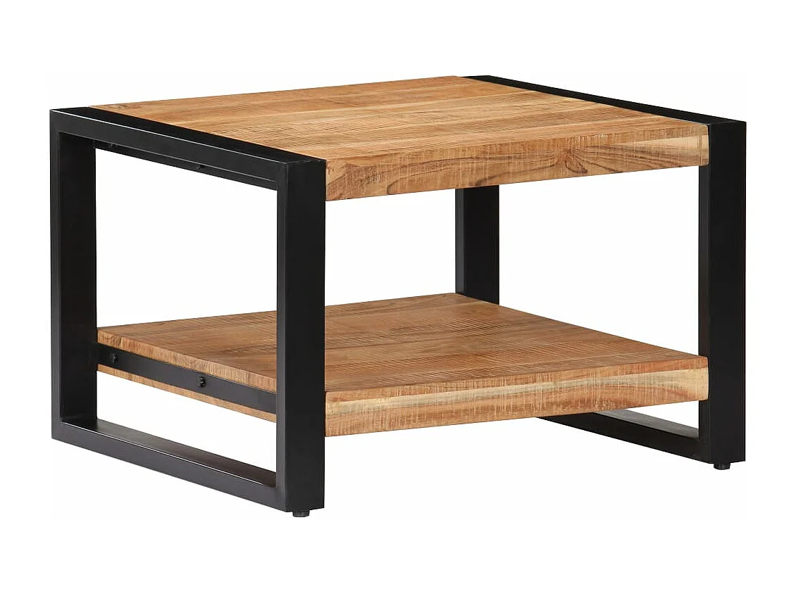 Table basse 60 x 60 x 40 cm Bois d'acacia massif