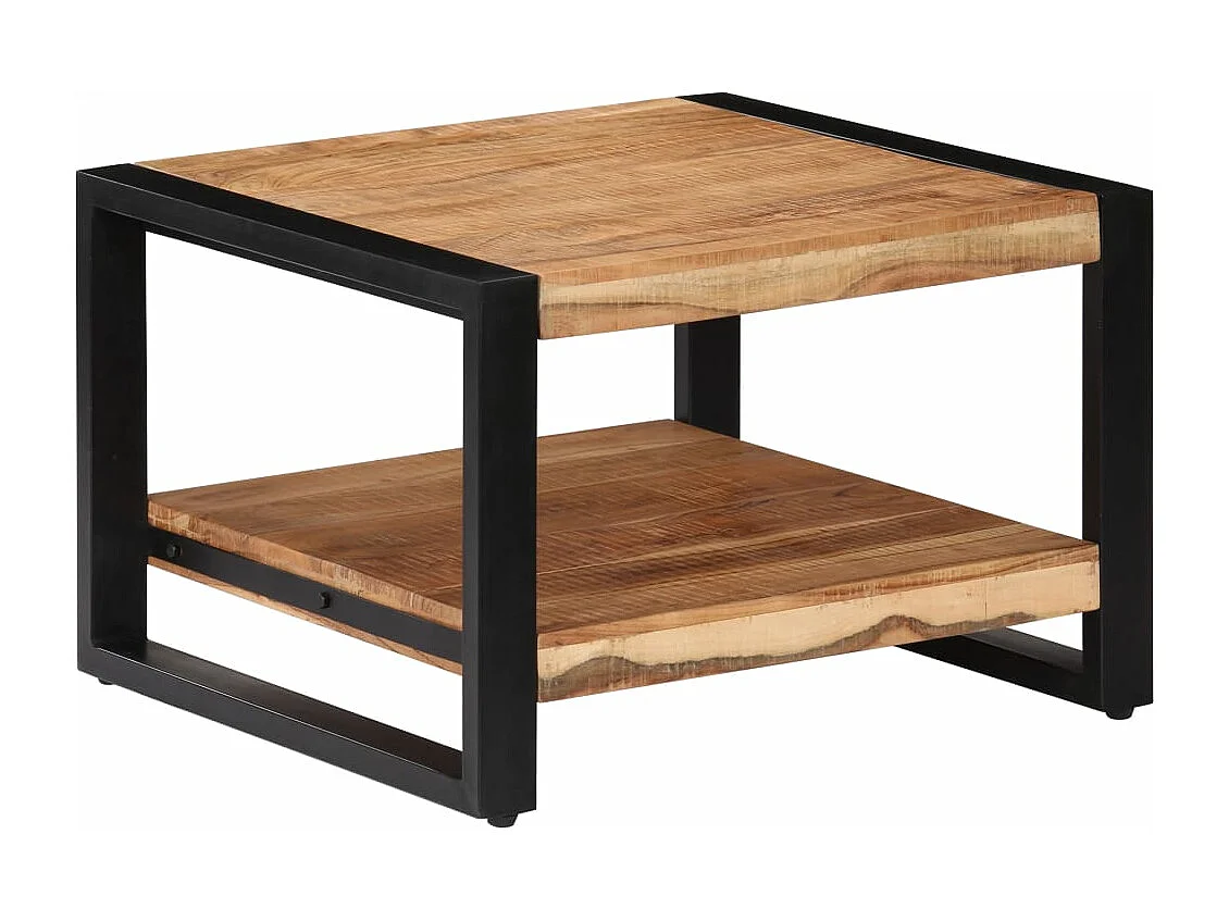 Salontafel 60x60x40 cm massief acaciahout