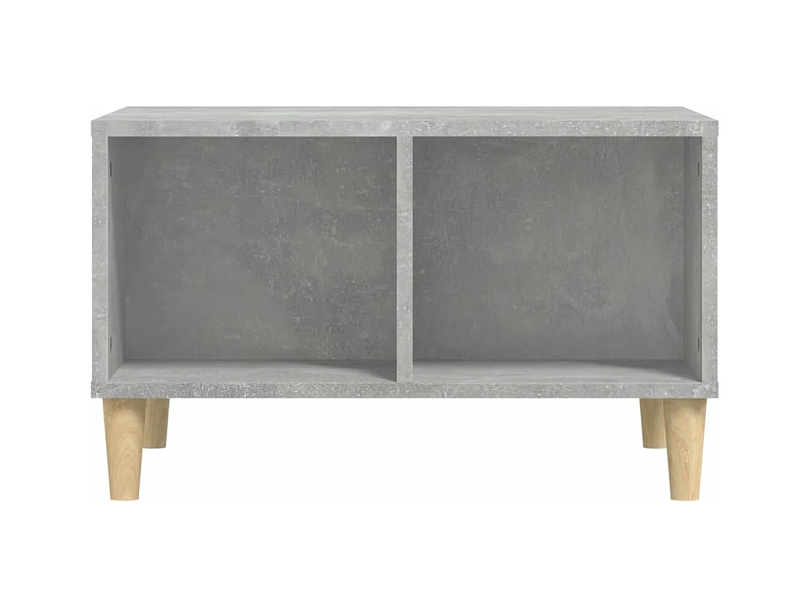 Table basse Gris béton 60x50x36,5 cm Bois d'ingénierie