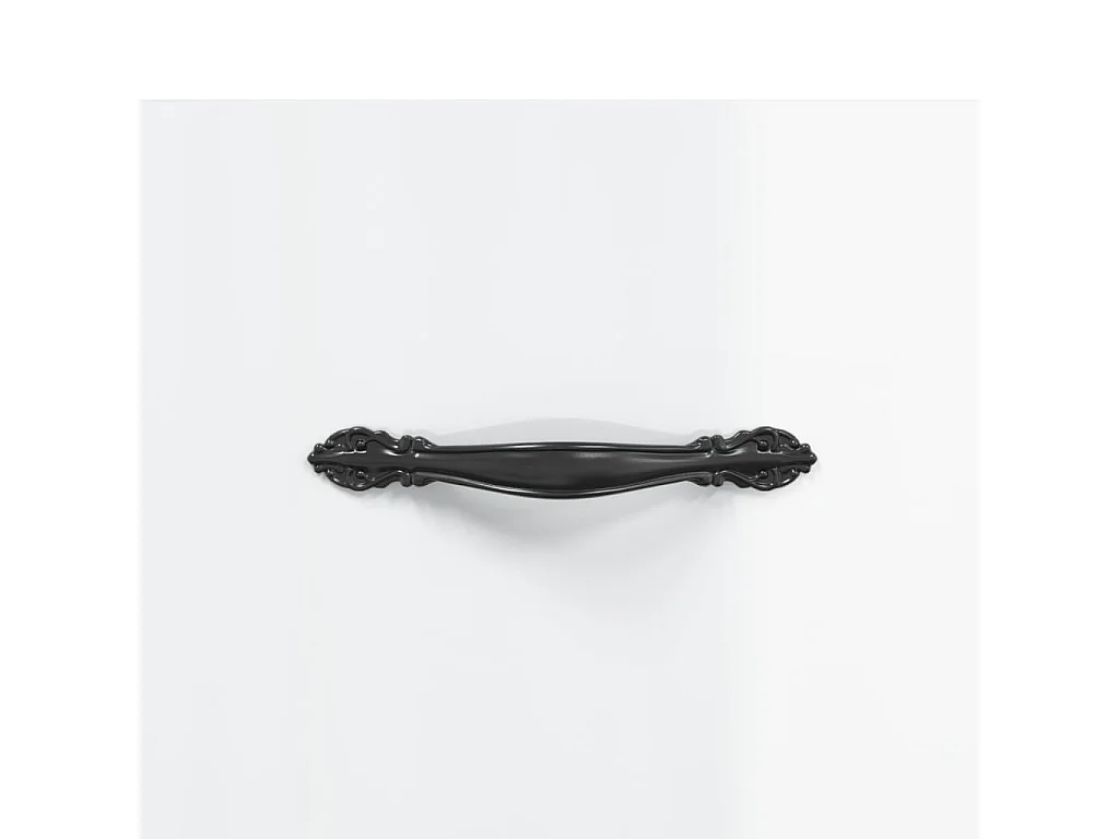 Salontafel 90x50x40 cm bewerkt hout hoogglans wit