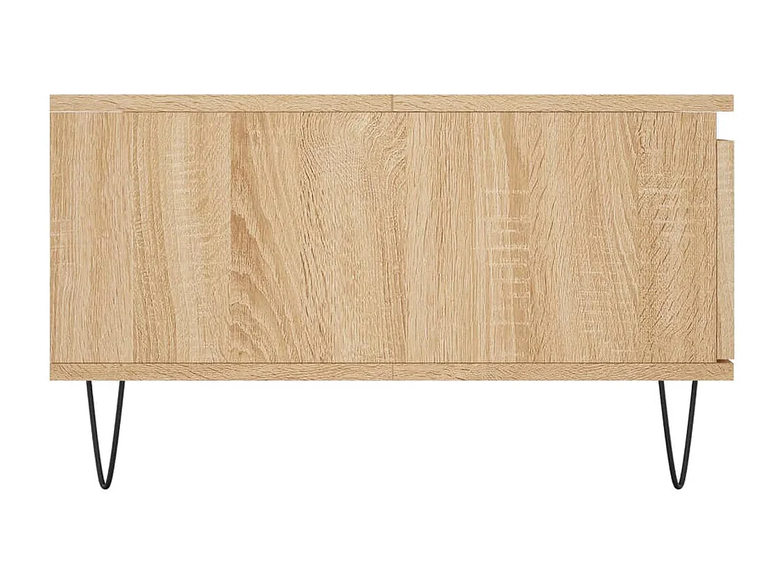 Salontafel 90x60x35 cm bewerkt hout sonoma eikenkleurig