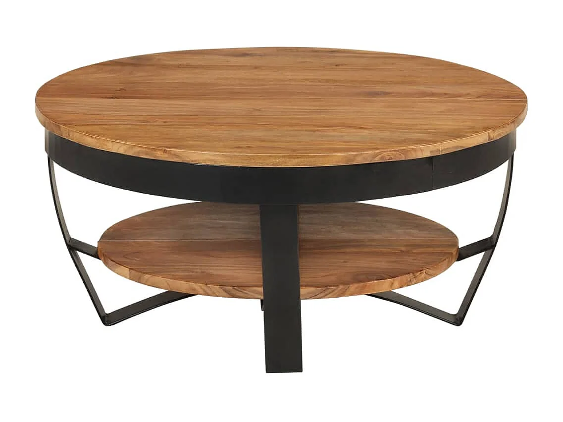 Table basse 65x65x32 cm Bois d'acacia solide