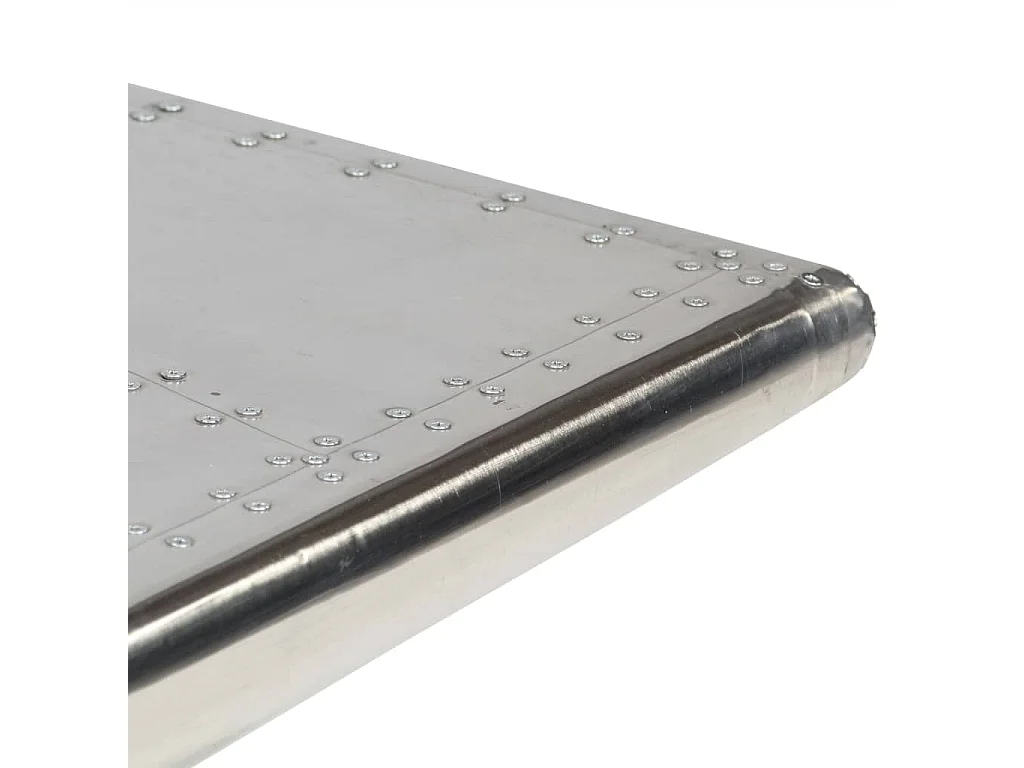 Table basse Aviator Style d'avion vintage Aluminium