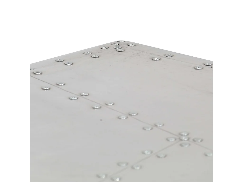 Table basse Aviator Style d'avion vintage Aluminium