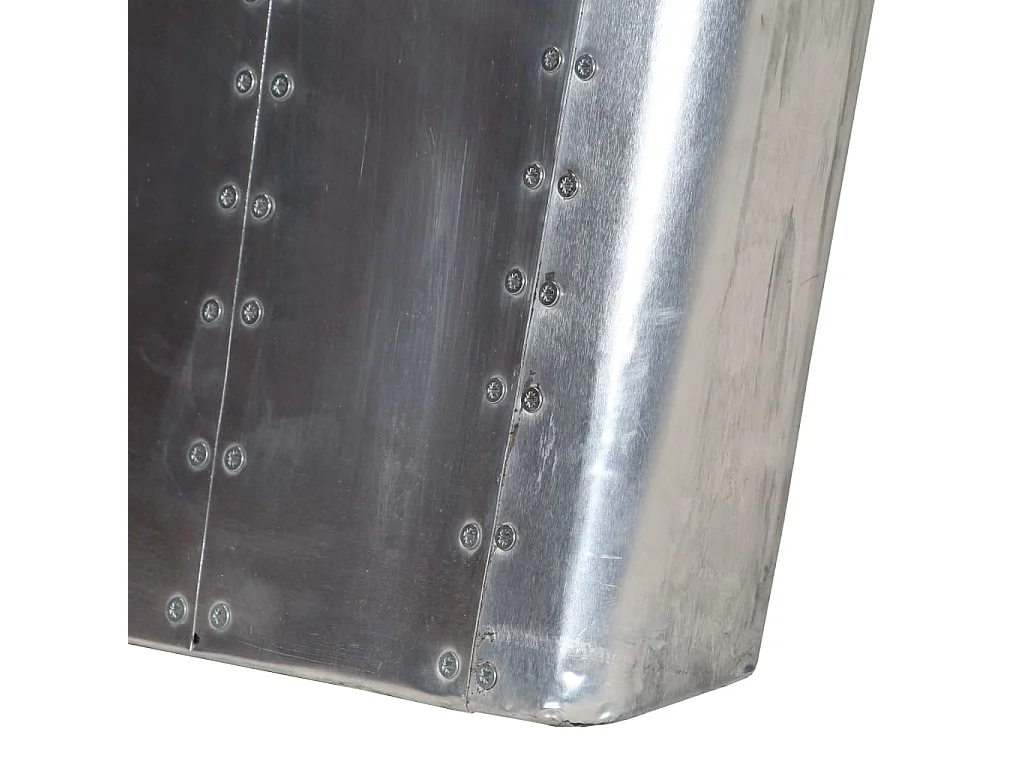 Table basse Aviator Style d'avion vintage Aluminium
