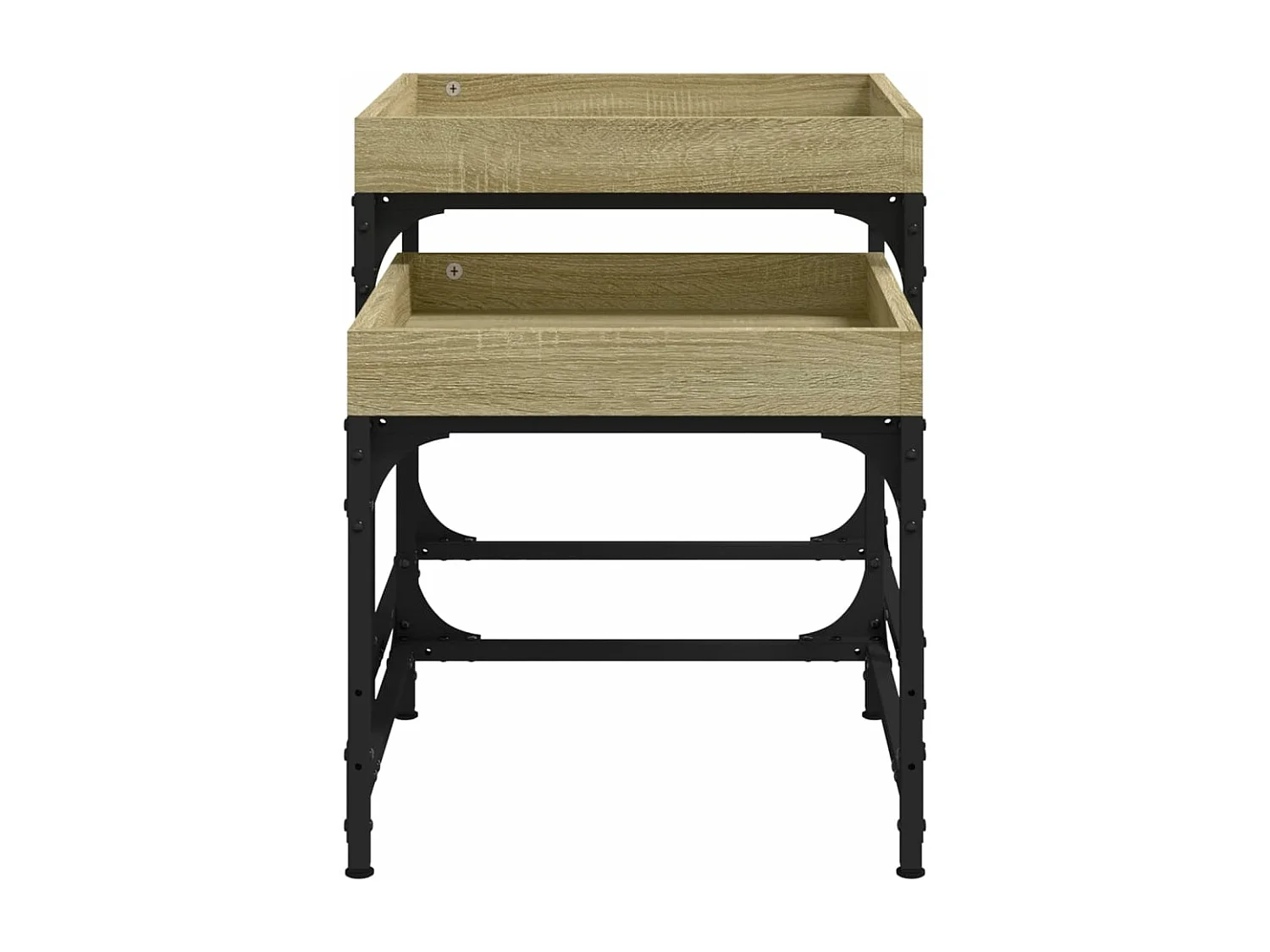 Tables d'appoint 2 pièces Chêne sonoma Bois d'ingénierie