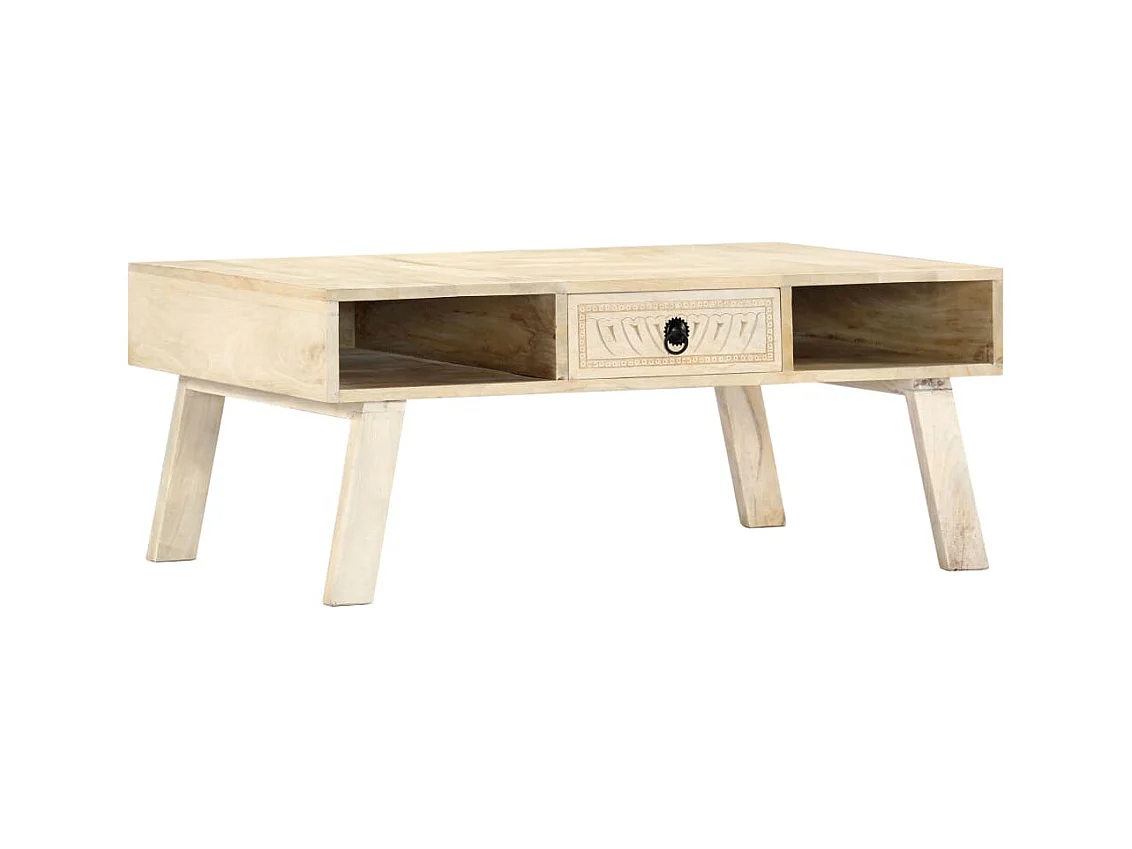 Table basse 100x60x40 cm Bois de manguier massif