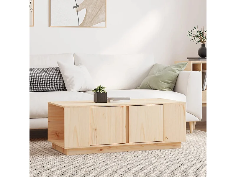 Table basse 110x50x40 cm Bois massif de pin