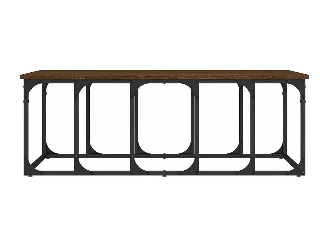 Mesa de centro 100x50x35,5 cm deriv. madeira carvalho castanho
