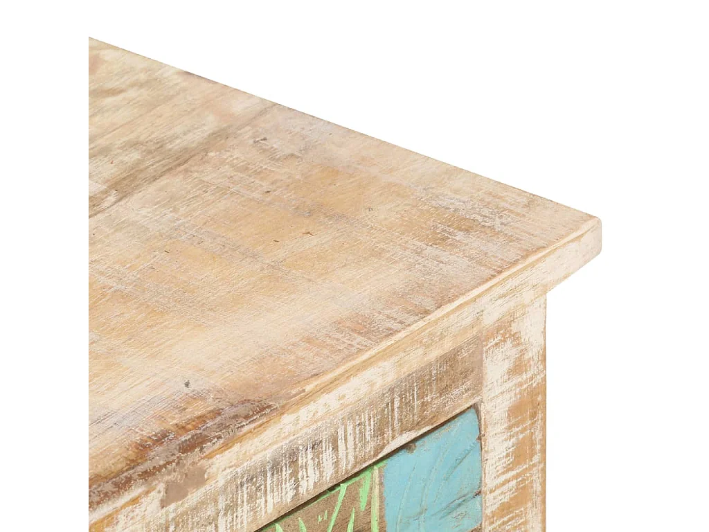 Mesa de centro 100x55x40 cm madeira de acácia áspera