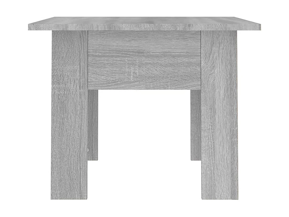 Table basse Sonoma gris 55x55x42 cm bois d'ingénierie