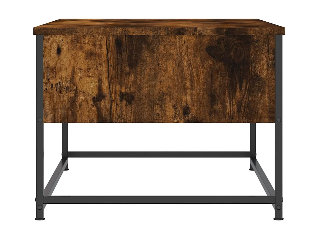 Mesa de centro 100x51x40 cm derivados madeira carvalho fumado