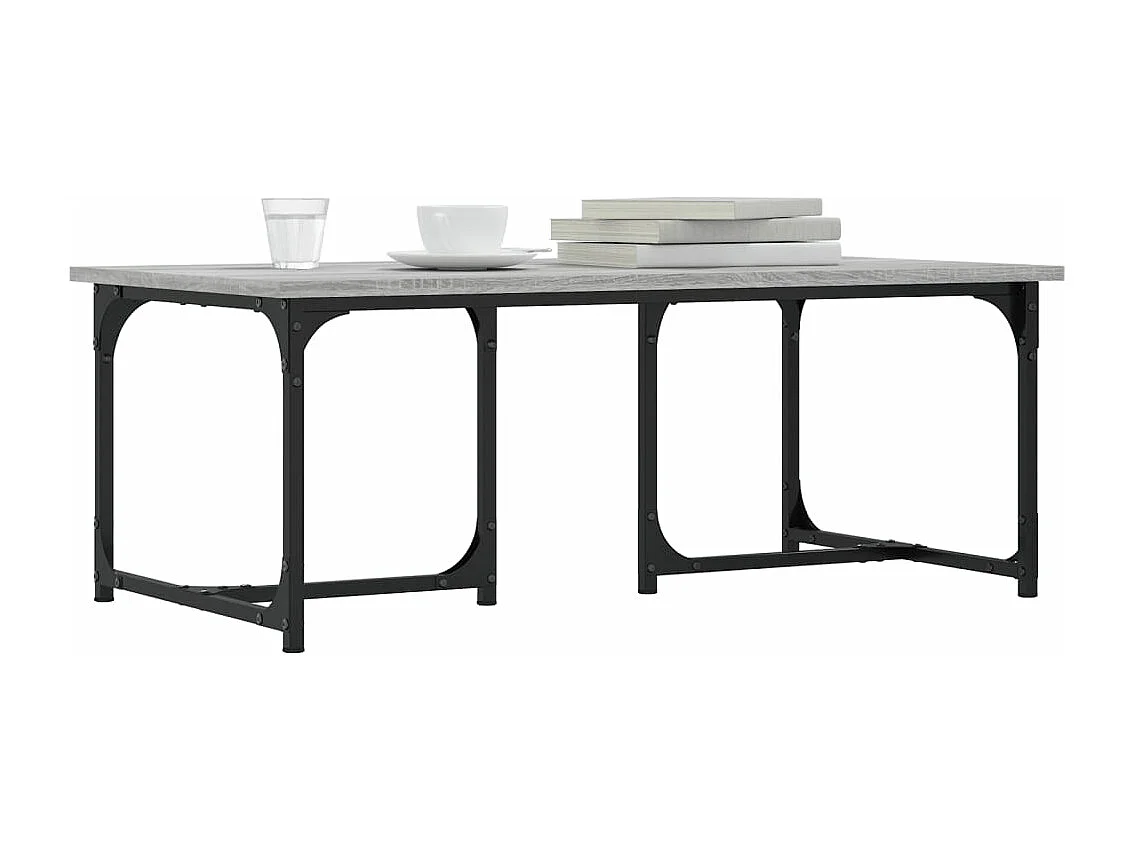 Table basse Sonoma gris 90x50x35 cm Bois d'ingénierie
