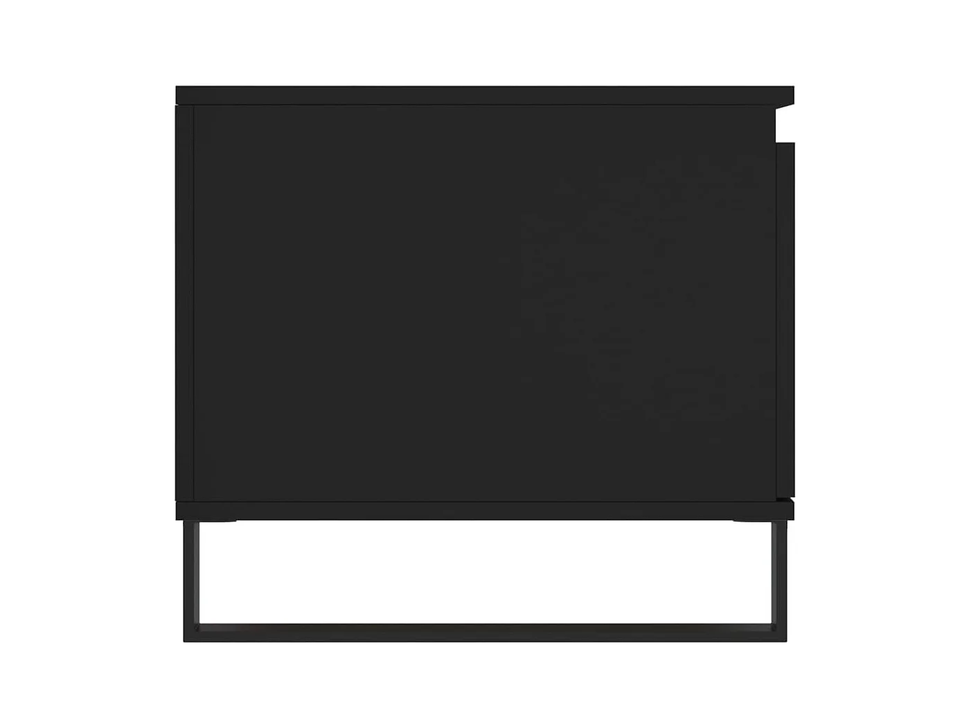 Table basse Noir 100x50x45 cm Bois d'ingénierie