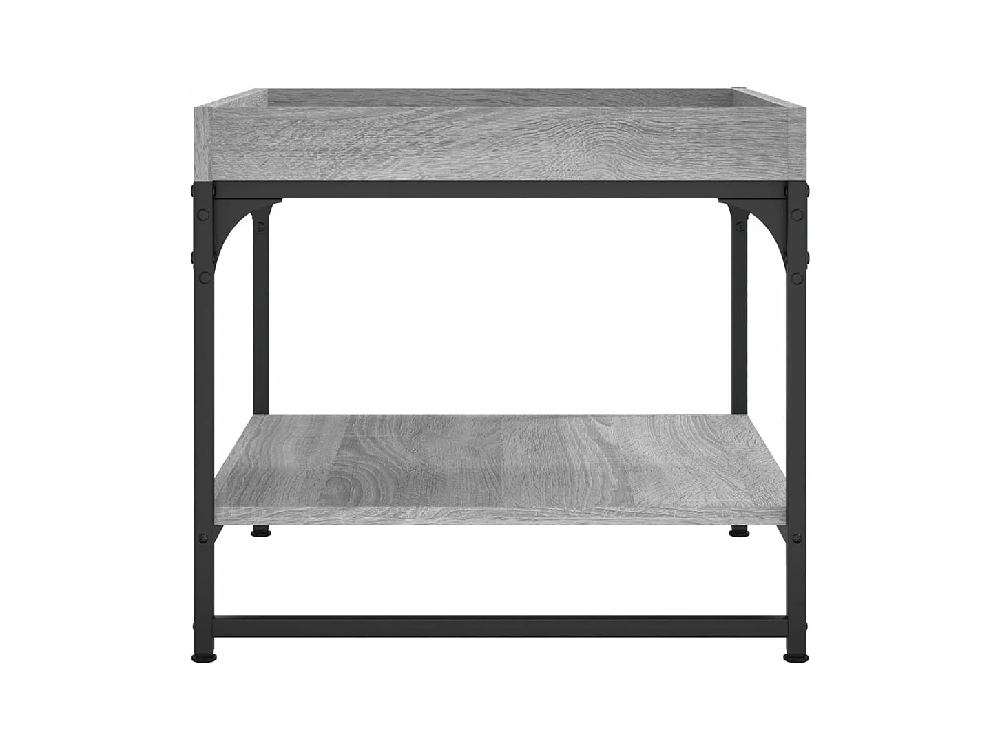 Mesa de centro madera de ingeniería gris Sonoma 49,5x49,5x45 cm