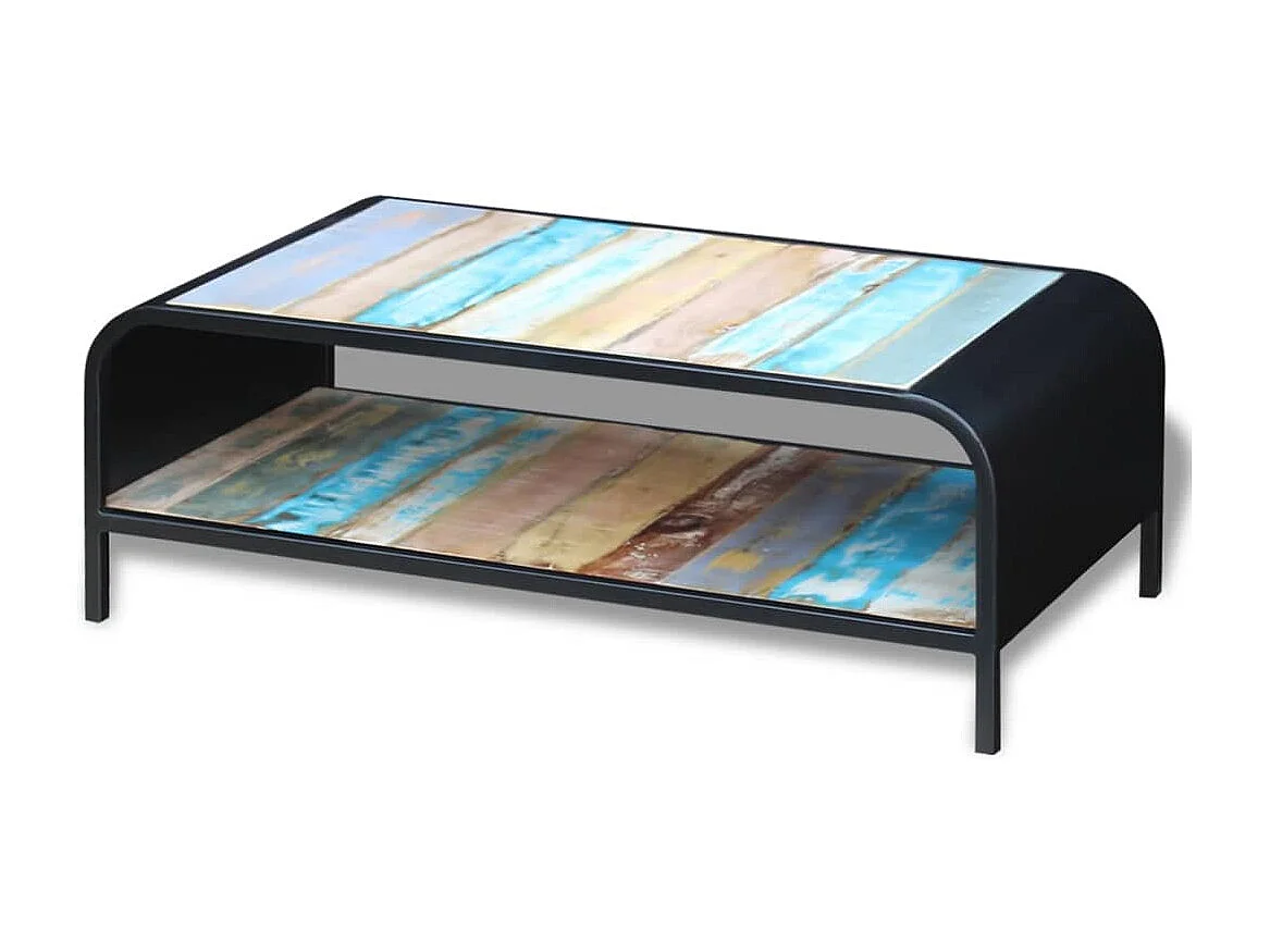 Salontafel massief gerecycled hout