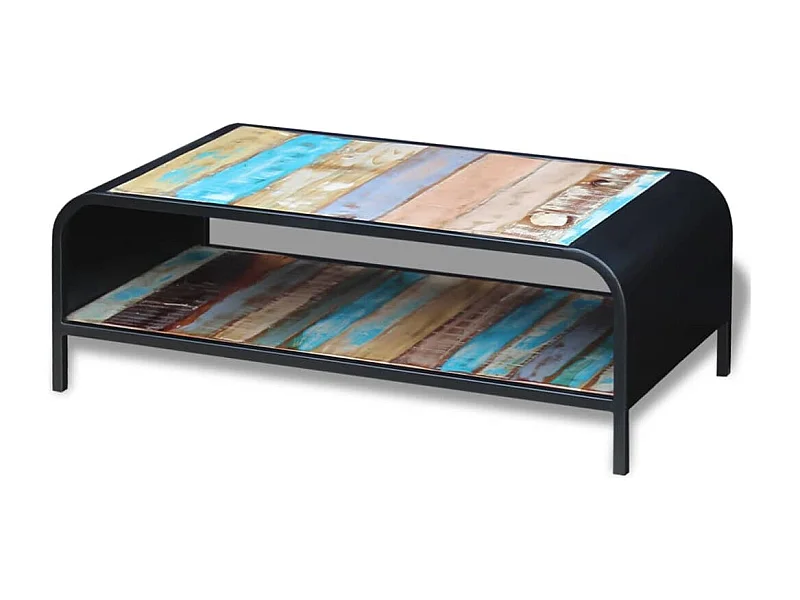 Salontafel massief gerecycled hout