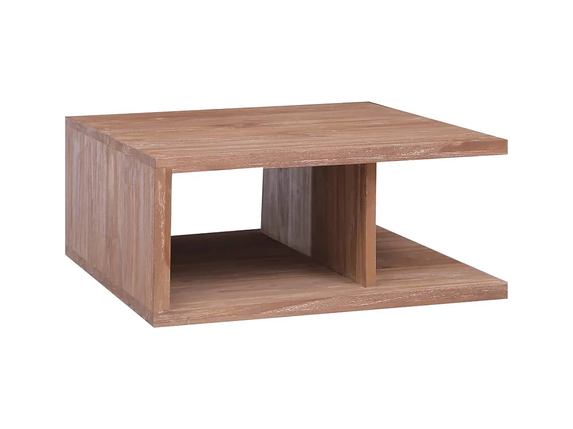 Table basse 70x70x30 cm Bois de teck massif