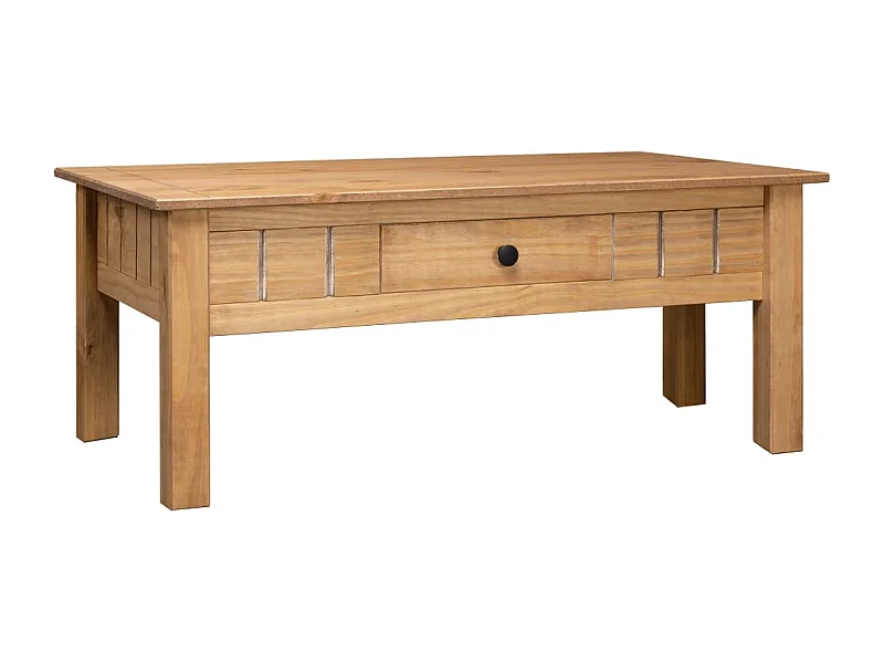 Table basse 100x60x45 cm Pin massif Assortiment Panama