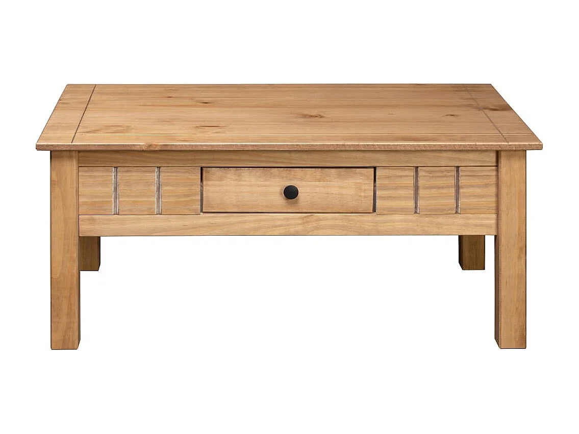 Table basse 100x60x45 cm Pin massif Assortiment Panama