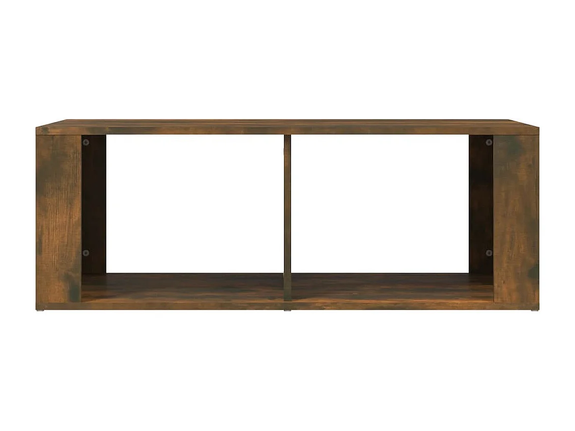 Table basse Chêne fumé 100x50x36 cm Bois d'ingénierie