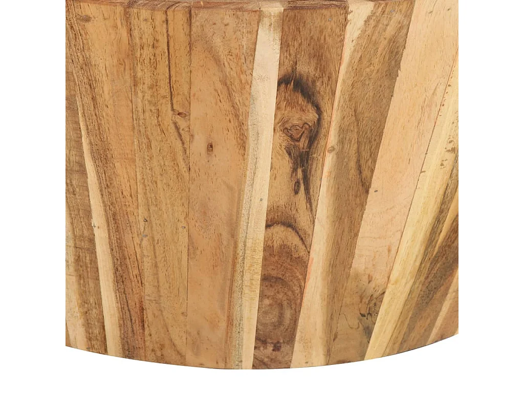 Table basse Ø65x31 cm Bois d'acacia solide