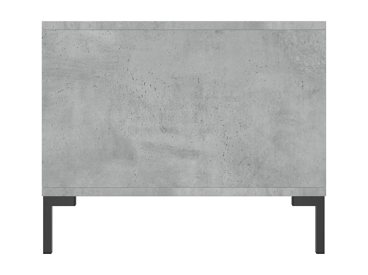 Table basse gris béton 90x50x40 cm bois d'ingénierie