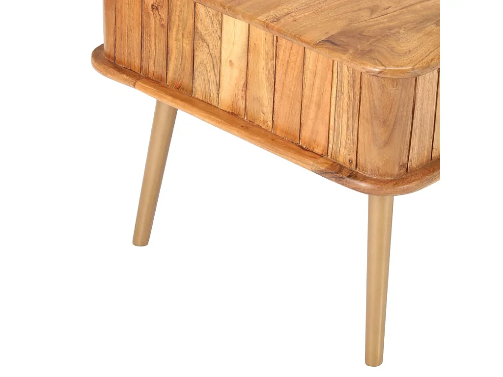 Mesa de centro 100x50x40 cm madeira de acácia maciça