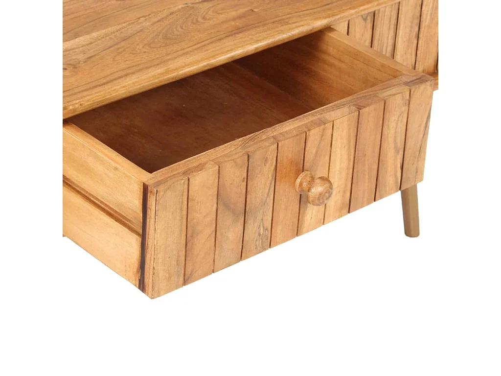 Mesa de centro 100x50x40 cm madeira de acácia maciça