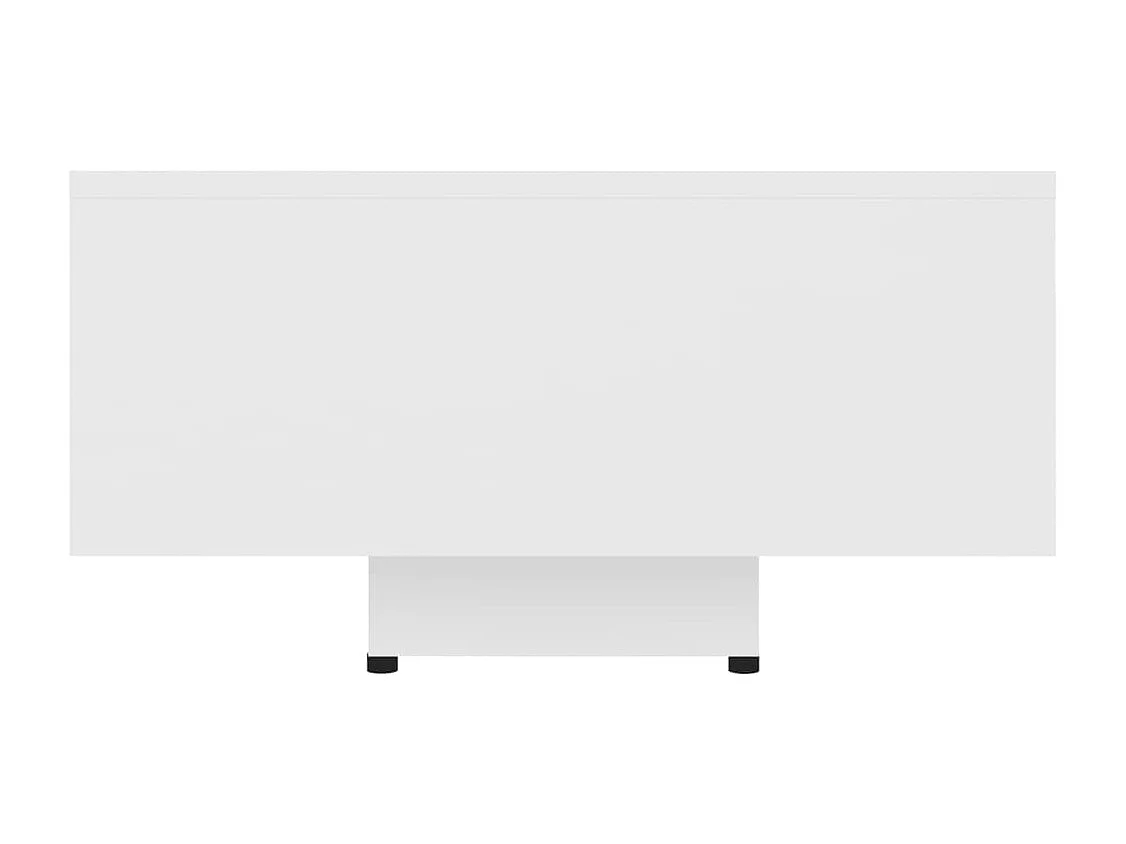 Salontafel 85x55x31 cm bewerkt hout wit