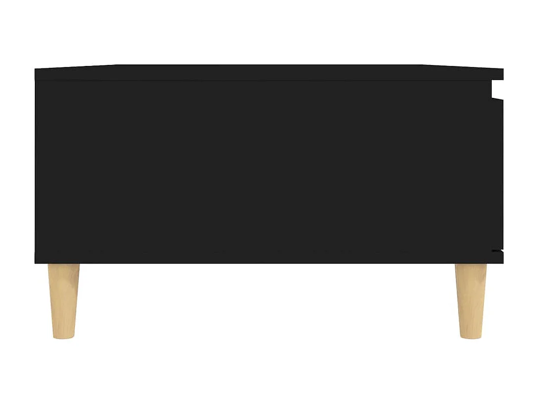Table basse Noir 90x60x35 cm Aggloméré