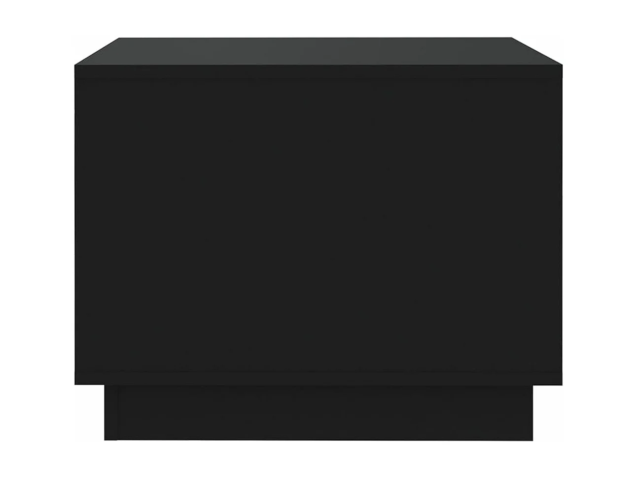 Table basse Noir 55x55x43 cm Aggloméré