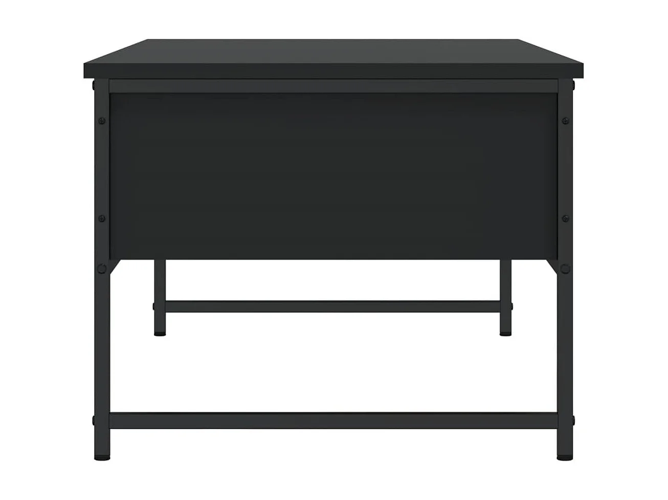 Mesa de centro 101x49x39,5 cm derivados de madeira preto