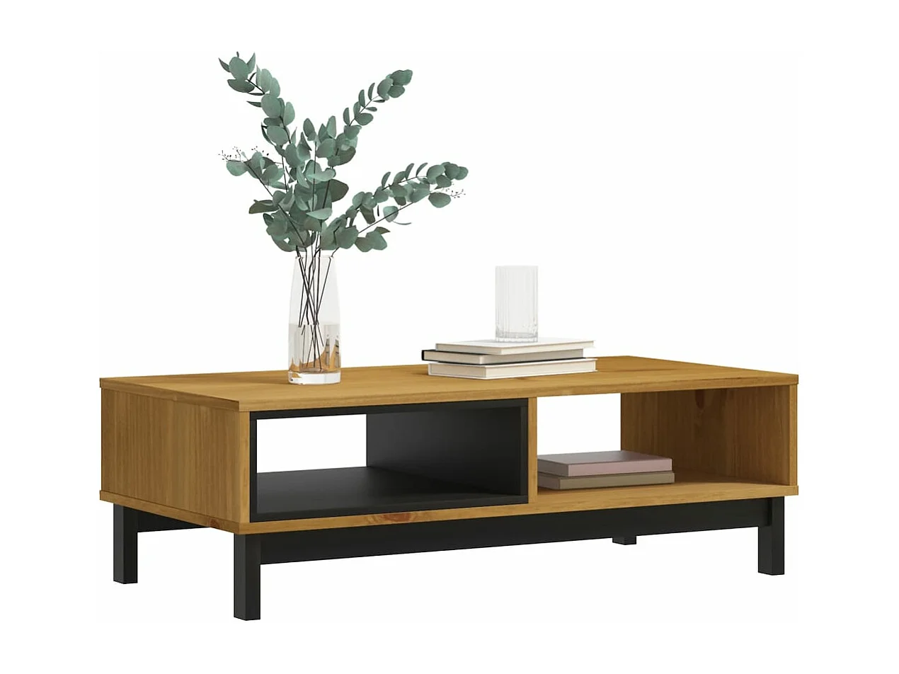 Table basse FLAM 100x50x32,5 cm bois de pin massif