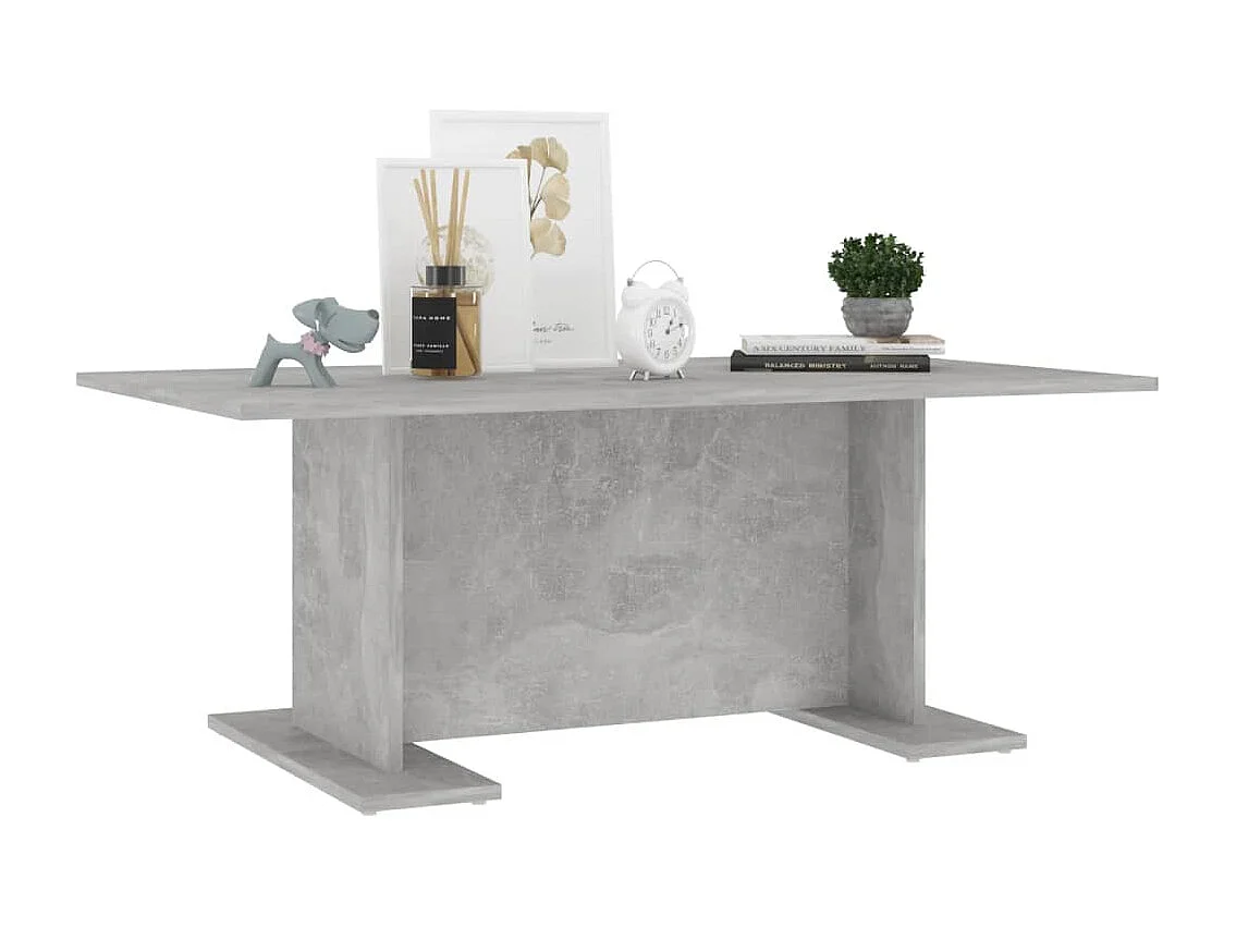 Salontafel 103,5x60x40 cm bewerkt hout betongrijs