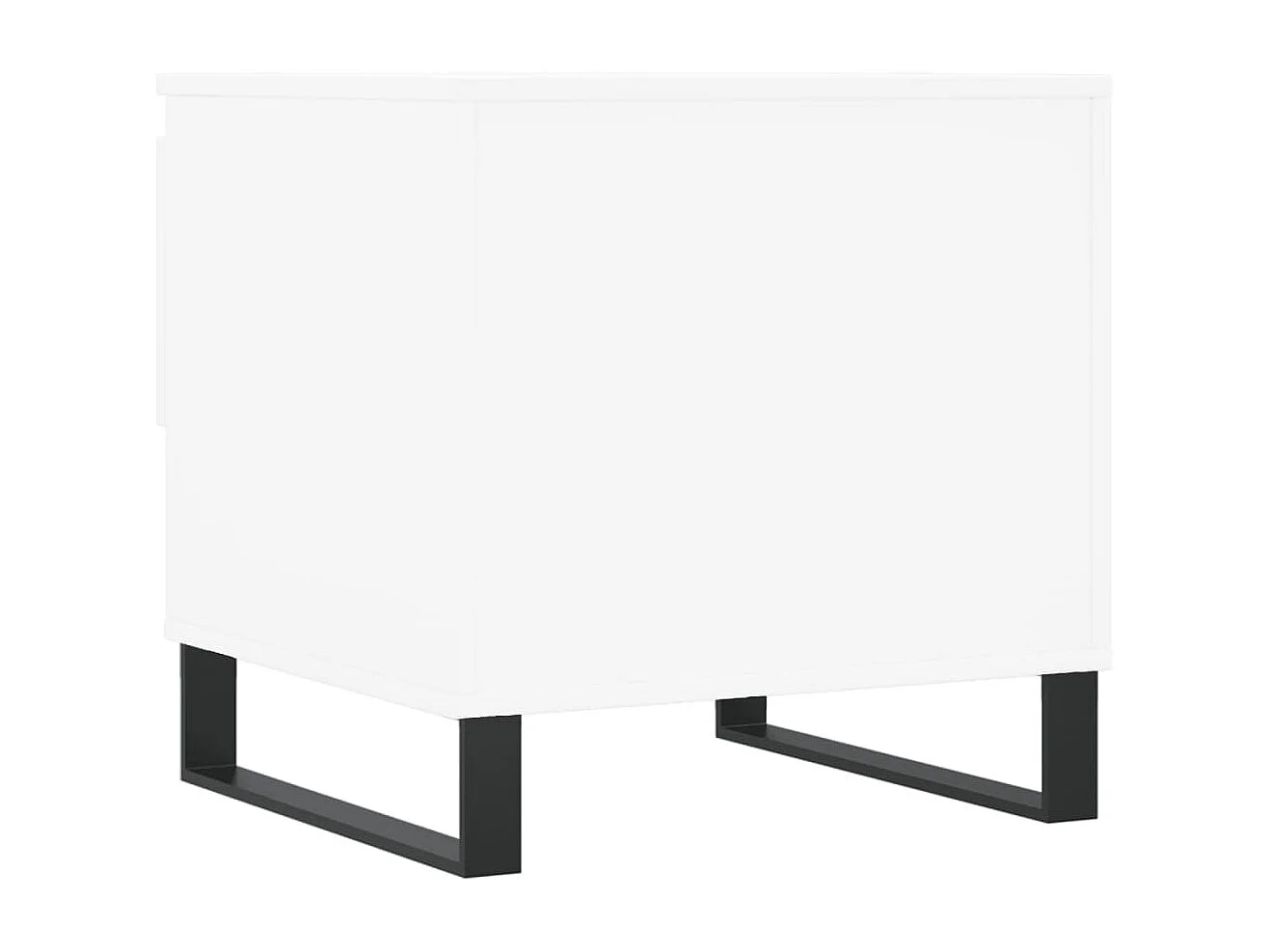 Tables basses 2 pièces blanc 50x46x50 cm bois d'ingénierie