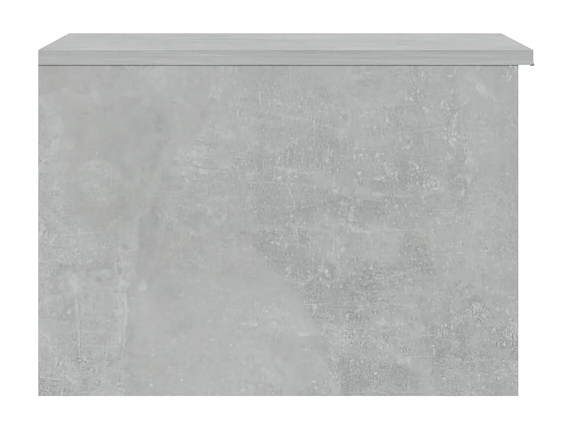 Mesa de centro 50x50x36 madeira processada cinza cimento