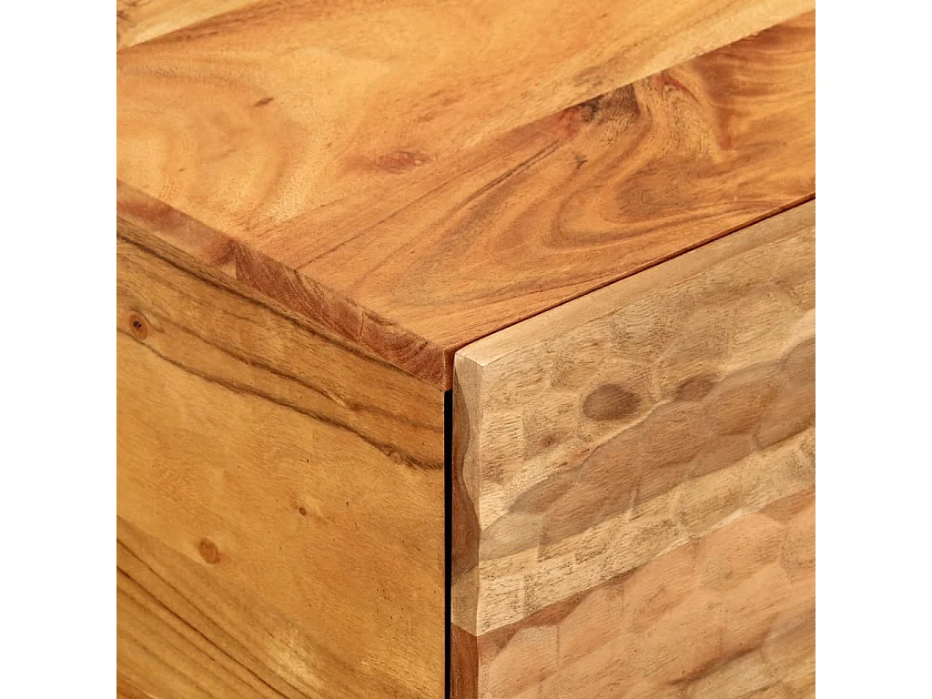 Table basse 100x54x40 cm bois massif d'acacia