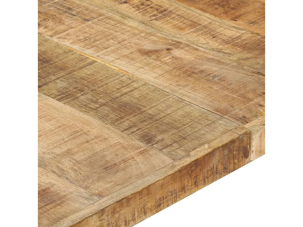 Table basse 140x140x40 cm Bois de manguier brut