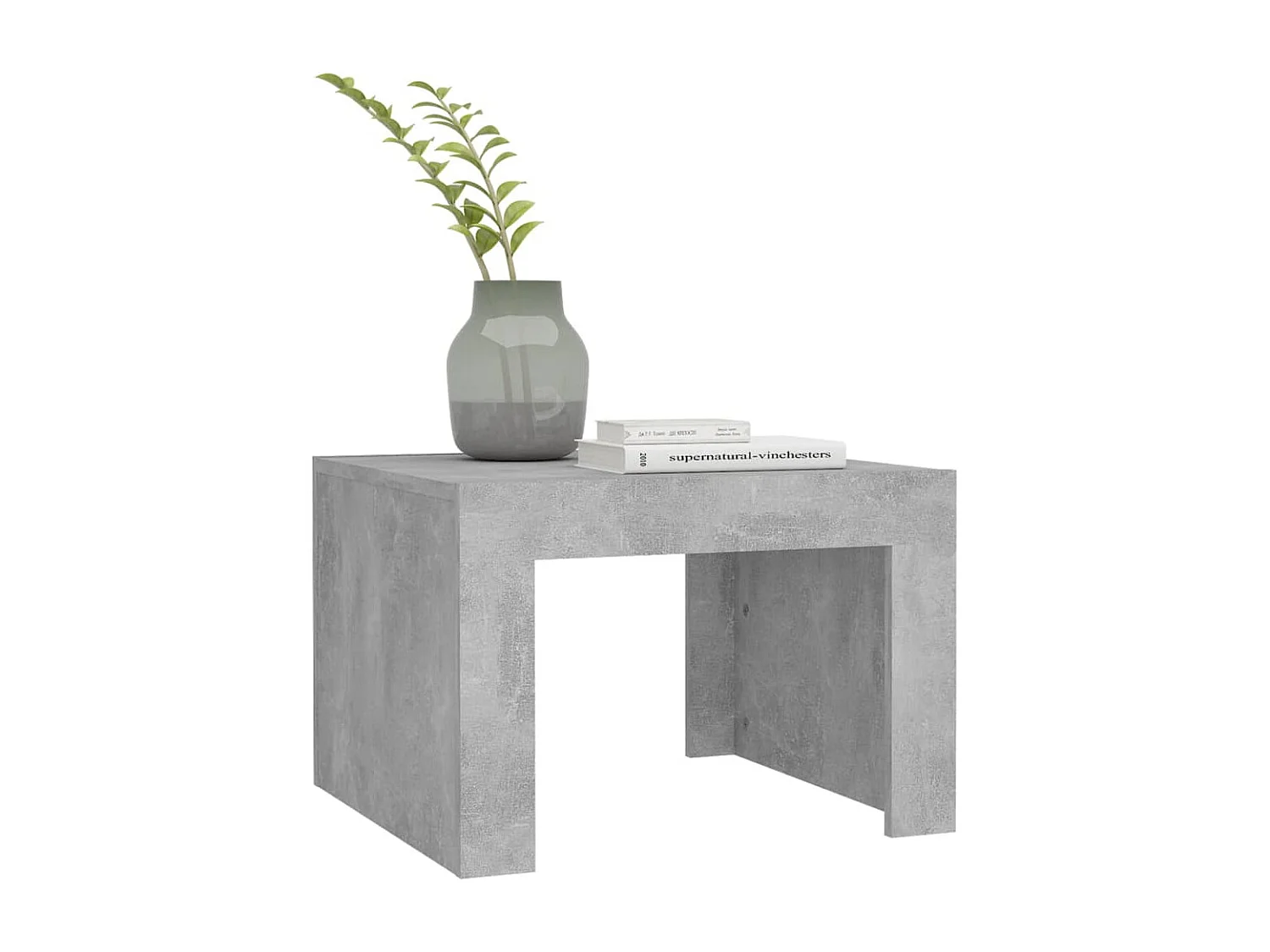 Table basse Gris béton 50x50x35 cm Aggloméré