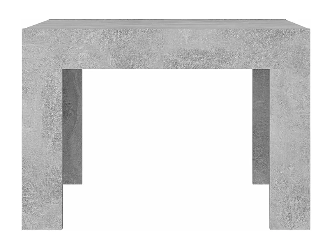 Table basse Gris béton 50x50x35 cm Aggloméré